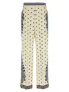 Etro Amebas Print Natural Pants For Women