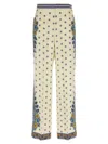 Etro Amebas Print Natural Pants For Women