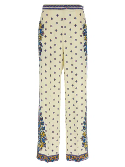 Etro Palazzo Trousers In Neutral
