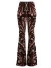 Etro Paisley-print Knitted Trousers