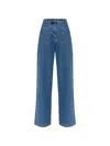 Etro Patch-pockets Jeans In Yellow