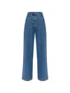 Etro Patch-pockets Jeans In Blue