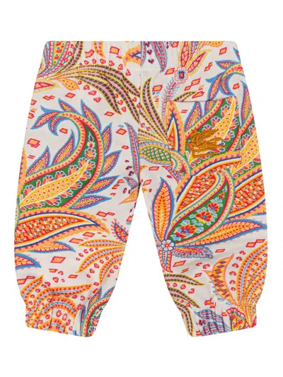 Etro Printed Trousers In Multi