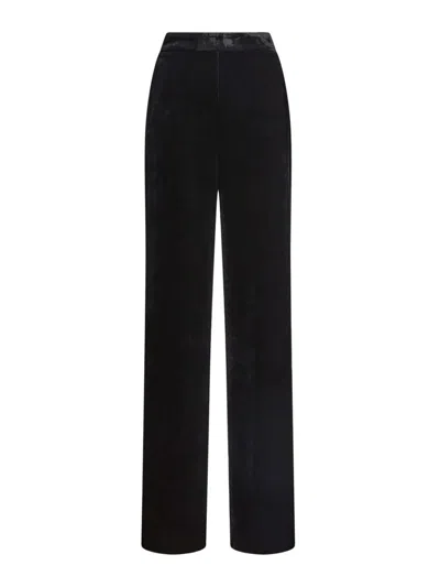 Etro Velvet Trousers In Black