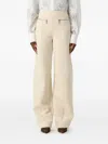 Etro Pantalon Natural Camal Ancho In Neutral