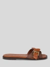 Etro Paisley-pattern Slides In Braun