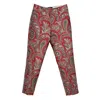 Etro Paisley-pattern Trousers In Red