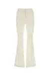 Etro Wool-blend Flared Trousers In Neutral