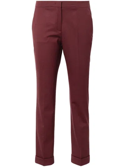 Etro Pants In Burgundy