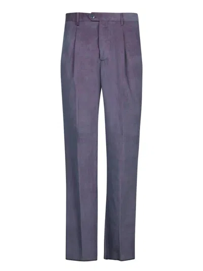 Etro Trousers In Blue