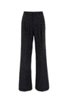 Etro Blue Wool Blend Trousers In Blue