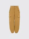 Etro Beige Trousers For Boy With Pegasus In Brown