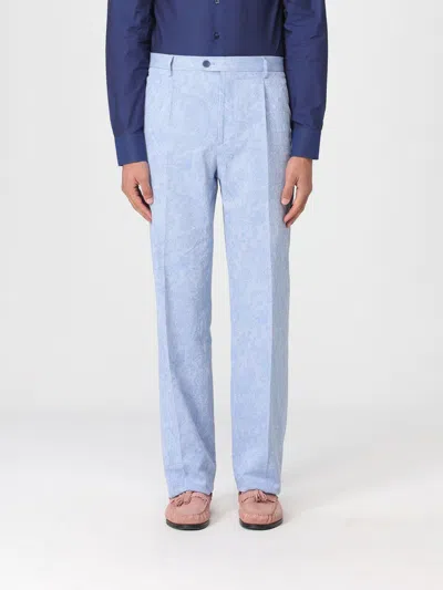 Etro Pants Men  In Blue