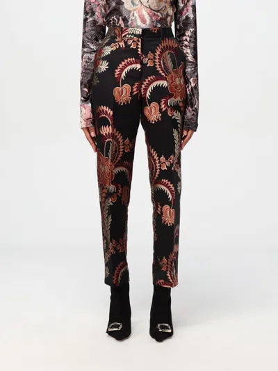 Etro Pants  Woman Color Black In Schwarz