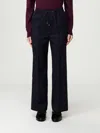 Etro Elastic Waistband Pleated Front Trousers In Blue