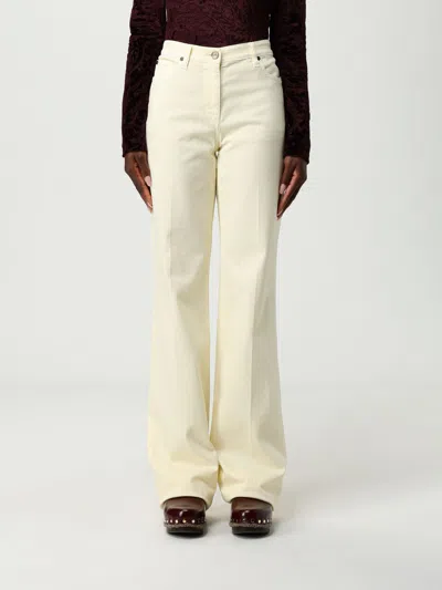 Etro Pants  Woman Color Cream In Gold