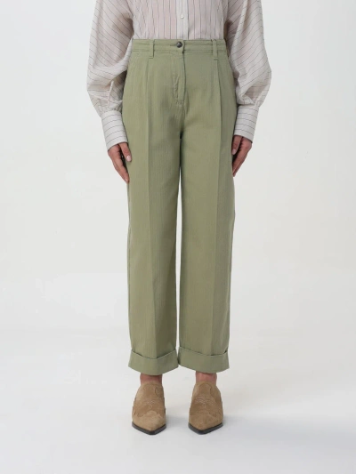 ETRO PANTS ETRO WOMAN COLOR GREEN,F27333012