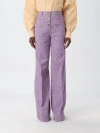 ETRO trousers ETRO WOMAN colour LILAC,F35165038