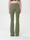 Etro Printed Viscose Flared Pants In Multicolor