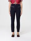 Etro Slim-fit Trousers Made Of Solid-color In Blue