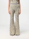 Etro Paisley Intarsia Flared Trousers In Bunt
