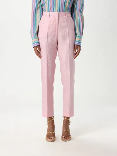 ETRO PANTS ETRO WOMAN COLOR PINK,423715010