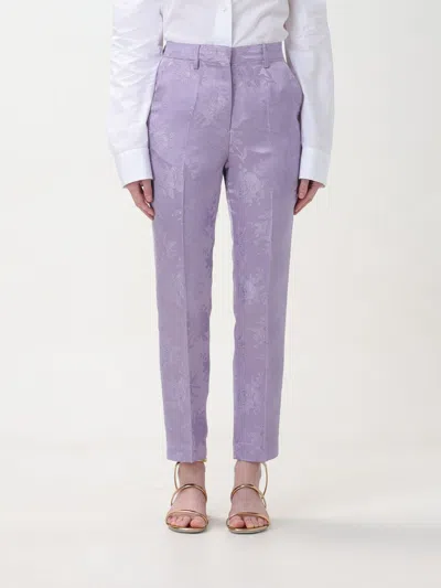 Etro Trousers  Woman Colour Violet