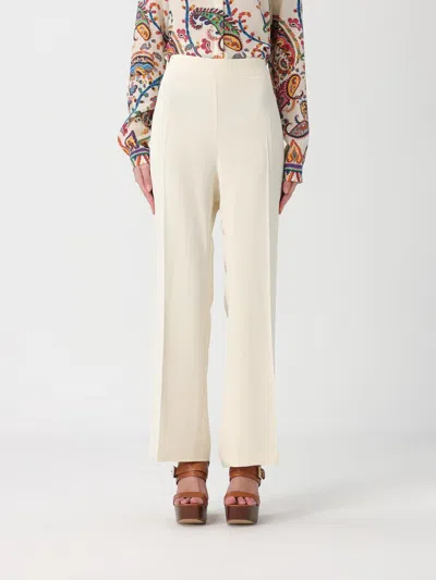 Etro Pants Woman  In White
