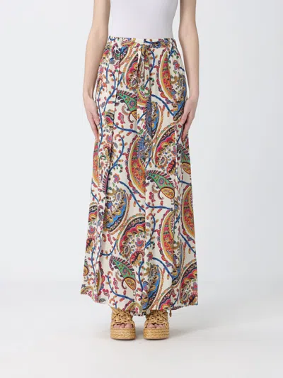 Etro Pants  Woman Color White In Multi