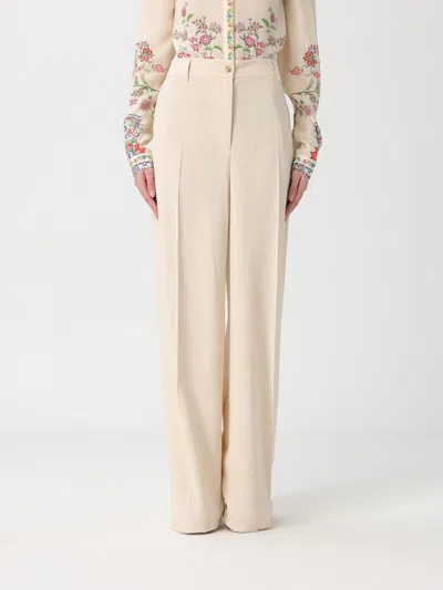Etro Pants Woman  In Neutral