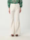 Etro Pants  Woman Color Yellow Cream In White