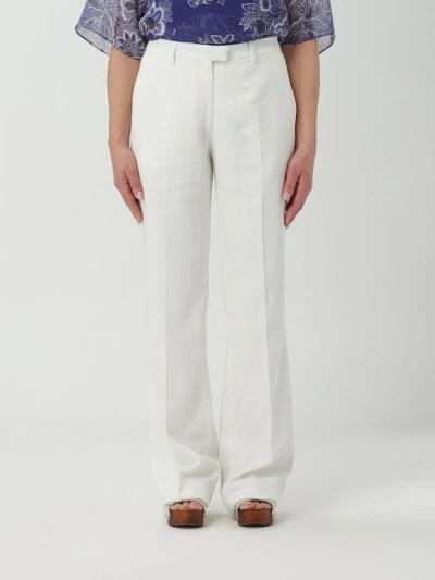 Etro Trousers  Woman Colour Yellow Cream