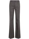 Etro Houndstooth-pattern Flared Trousers In Multi