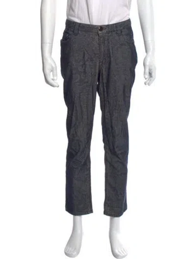 Pre-owned Etro Pants In Gray