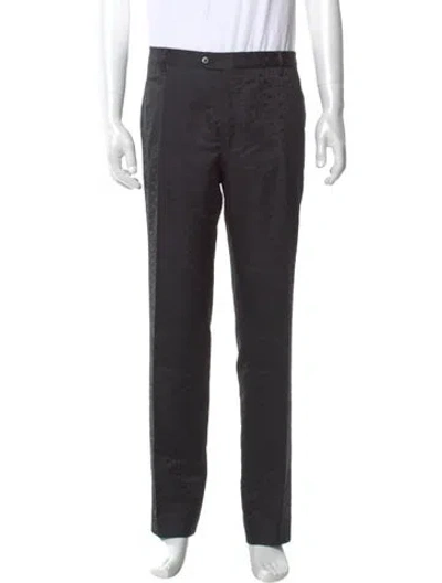 Pre-owned Etro Pants In Gray