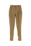 Etro Trousers Wool Pleated Front In Green