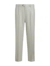 Etro Tailored Wool Trousers In Grey