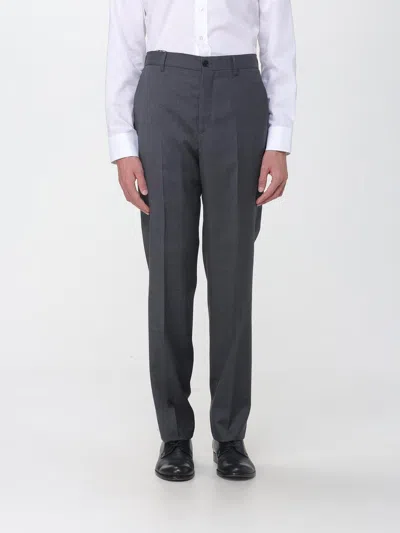 Etro Pants Men Color Charcoal In Gray