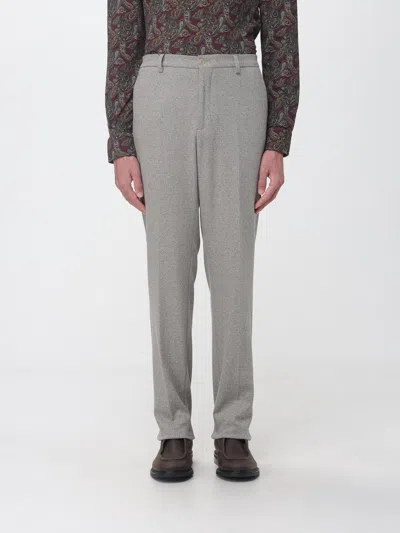 Etro Pants Men Color Grey In Gray