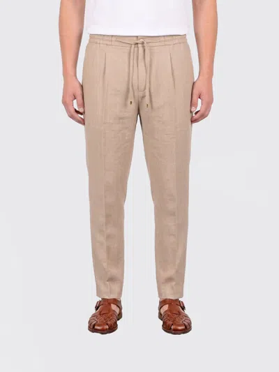 Etro Pants  Men Color Beige In Brown
