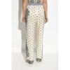 Etro Amebas Print Natural Pants For Women In Multicolor