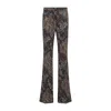 Etro Paisley-print Flared Trousers In Multicolour