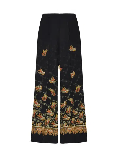 Etro Pants In Nero