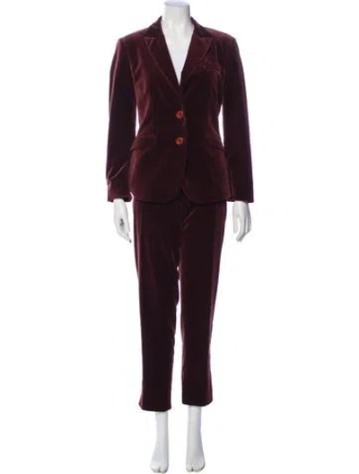 Pre-owned Etro Pantsuit In Burgundy