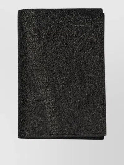 Etro Passport Holder Arnica Textured Finish