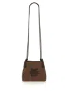 Etro Patch-pocket Herringbone Trousers In Brown