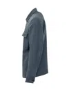 Etro Patch-pocket Shirt Jacket In Blue
