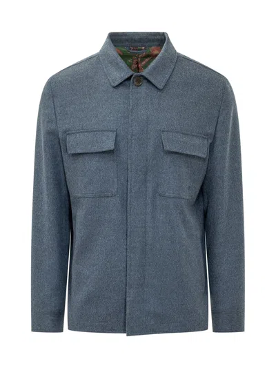 ETRO ETRO PATCH-POCKET SHIRT JACKET