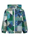 Etro Patchwork-effect Jacket In Blue