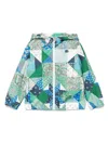 Etro Patchwork-print Jacket In Green